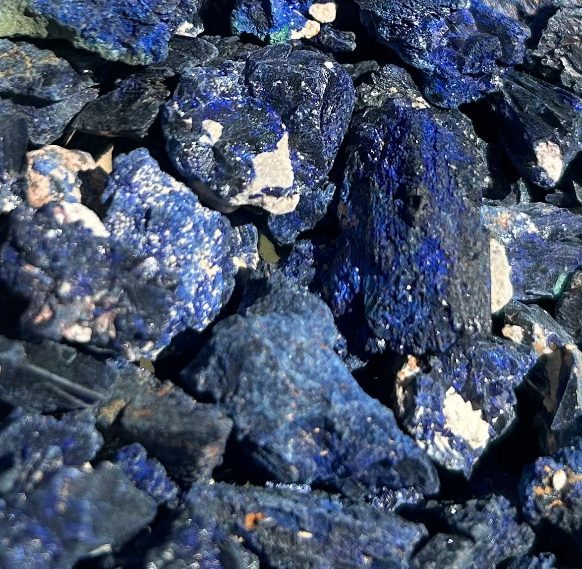 Azurite Morocco Mountain Mineral Market